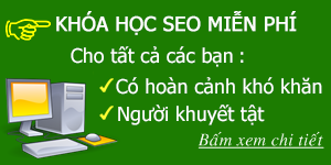 Khóa học SEO miễn phí cho tất cả các bạn có hoàn cảnh khó khăn, Người khuyết tật